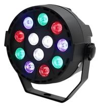 Canhão De Luz Refletor Com 12 Leds Rgb Strobo Light Festa Dj Canhão De Luz Refletor Com 12 Leds Rgb Strobo Light Festa Dj