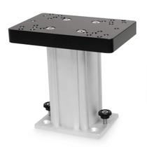 Canhão de montagem em pedestal 1904031 com base fixa de alumínio de 15 cm Canhão de montagem em pedestal 1904031 com base fixa de alumínio de 15 cm