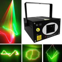 Canhão Holográfico Laser Jogo De Luz Led Projetor De Raio Flash Profissional HL22 LK122 TB1232