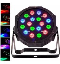 Canhão Jogo De Luz 18 Leds 80W Rgb Jogo De Luz Canhão Jogo De Luz 18 Leds 80W Rgb Jogo De Luz