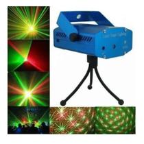 Canhão Laser Projetor Holográfico Jogo De Luz LED Efeitos Strobo Pisca Pontilhados Imagens Bivolt 110v~220v - Tendmix