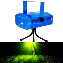 Canhão Laser Projetor Raios Holográfico Efeitos Strobo Possui Sensor Rítmico DY8635 - Dylan