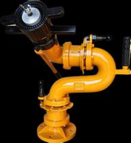 canhão monitor bombeiro completo 2.1/2" com flange e regulagem