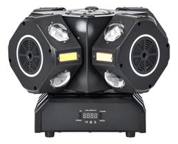 Canhão Moving 16x10w 4 Cabeças Led Rgbw Laser Rgb Borda Led
