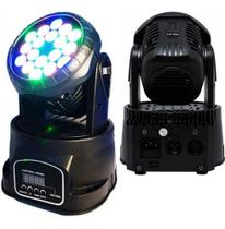 Canhão Moving Head 18 Led Rgb Hl6818 Strobo Balada Festa Canhão Moving Head 18 Led Rgb Hl6818 Strobo Balada Festa