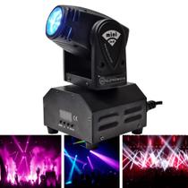 Canhão Moving Head Beam LED RGBW Feixe de Luz 4 em 1 e Efeito Strobo Potente Profissional 1948817 - Beone