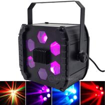 Canhão Projetor Jogo De Luz Led Rgb Sensor Ritmo Mais forte, Com Alça Para Fixação 057101 Canhão Projetor Jogo De Luz Led Rgb Sensor Ritmo Mais forte, Com Alça Para Fixação 057101