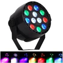Canhão Refletor 12 Leds Rgb Jogo De Luz Eventos
