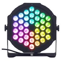 Canhão Refletor 36w Led Par 54 Rgb Iluminação Show Dj Dmx Festa