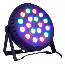Canhao Refletor de Led 18 Rgb 13,5W Iluminação Luz De Festa