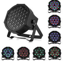 Canhão Refletor Led 36 Leds Rgb Dmx Jogo Luz