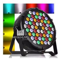 Canhão Refletor Led Par 64 Slim Rgbwa 60 Led 3w Ambar Dmx Dj - SHOWTECH