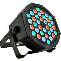 Canhão Refletor Led Rgb 18/36 1w Par 64 Strobo Balada Canhão Refletor Led Rgb 18/36 1w Par 64 Strobo Balada