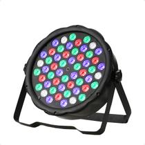 Canhão Refletor Par 64 Rgb 36 Leds 1w Dmx Strobo Slim