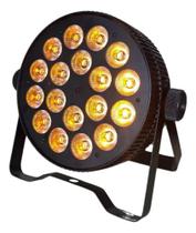 Canhão Refletor Par 64 Slim 18 Leds 18w Rgbwa Uv Hexaled Dmx - BACKSTAGE EQUIPAMENTOS PARA PALCOS