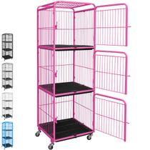 Canil Gaiola Vertical 3 Lugares Cães Cachorro Pet Shop Tosa Canil Gaiola Vertical 3 Lugares Cães Cachorro Pet Shop Tosa
