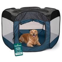 Canil Portátil FurHaven para Cães e Gatos Extra Grande Azul Canil Portátil FurHaven para Cães e Gatos Extra Grande Azul