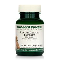 Canine Dermal Support Standard Process Inc. 30 g de protetor de pele