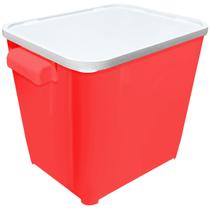 Canister Container Armazenador Guarda Ração Cachorro Gato Com Tampa 6,0 Kg Vermelho Furacão Pet