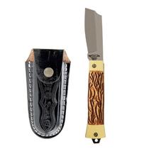 Canivete Aço carbono Cabo Acetato com Bainha - Cimo 55/3 C C Canivete Aço carbono Cabo Acetato com Bainha - Cimo 55/3 C C