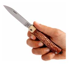 Canivete Aço Carbono Ponta Fina Cimo Cabo Acetato Com Trava Canivete Aço Carbono Ponta Fina Cimo Cabo Acetato Com Trava