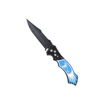 Canivete Automático Azul com Clip 4" Canivete Automático Azul com Clip 4"