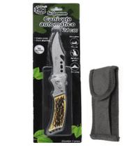 Canivete Automático Pesca Camping Serviço Multiuso C/ Bainha