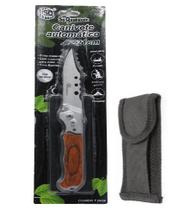 Canivete Automático Pesca Camping Serviço Multiuso C/ Bainha
