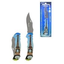 Canivete azul/torre eiffel tatico yg09 camping inox