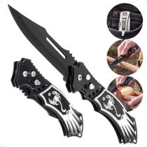 Canivete Bolso Inox Automática Camping Trilha Pescaria Clip Canivete Bolso Inox Automática Camping Trilha Pescaria Clip