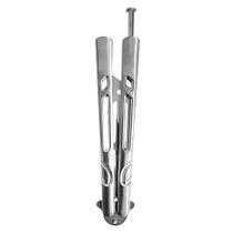 Canivete Butterfly Bsl-2 Sem Corte Inox Prateado Para Tricks Canivete Butterfly Bsl-2 Sem Corte Inox Prateado Para Tricks