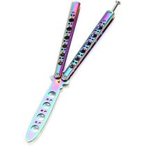 Canivete Butterfly De Treino Bsl-3 Rainbow Sem Corte Canivete Butterfly De Treino Bsl-3 Rainbow Sem Corte
