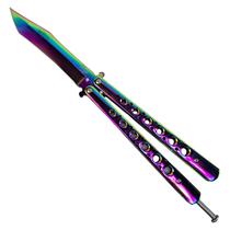 Canivete Butterfly Rainbow Fade CS GO Manobras Coleção - Tenda Medieval