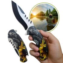 Canivete Com abertura Rápida Seme Automático Com Clip Lâmina Aço inox Trava Liner Lock SLKD309 Canivete Com abertura Rápida Seme Automático Com Clip Lâmina Aço inox Trava Liner Lock SLKD309