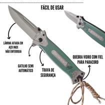 Canivete Com Clipe Para Prender Calça Semi Automático - FACAS FR