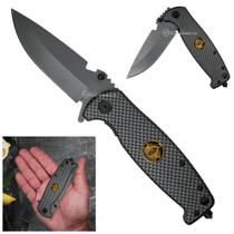 Canivete Compacto, Leve e Poderoso com Quebra-Vidro e Lâmina em Aço Inoxidável SLKD162 Canivete Compacto, Leve e Poderoso com Quebra-Vidro e Lâmina em Aço Inoxidável SLKD162