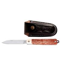 Canivete de Aço Carbono Cimo Cabo de Acetato Com Trava E Bainha 52/pc C/b Canivete de Aço Carbono Cimo Cabo de Acetato Com Trava E Bainha 52/pc C/b