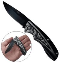 Canivete de Aço Inoxidável 16cm com Clip Para Bolso, Lâmina de 7cm e Design Compacto SLKD53CRANIO