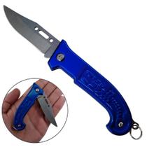 Canivete de Aço Inoxidável 16cm, Lâmina de 7cm, Compacto e Leve para Aventura SLKD52