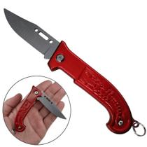 Canivete de Aço Inoxidável com Lâmina de 7cm, Compacto, Leve e Perfeito para Sobrevivência SLKD52VM Canivete de Aço Inoxidável com Lâmina de 7cm, Compacto, Leve e Perfeito para Sobrevivência SLKD52VM