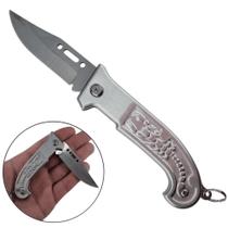 Canivete de Aço Inoxidável com Lâmina de 7cm e Cabo Resistente, Ideal para Atividades Externas SLKD52PA Canivete de Aço Inoxidável com Lâmina de 7cm e Cabo Resistente, Ideal para Atividades Externas SLKD52PA