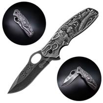 Canivete de Auto Defesa 3D Semiautomático Lobo Norte com Clip Prático TC02 Canivete de Auto Defesa 3D Semiautomático Lobo Norte com Clip Prático TC02