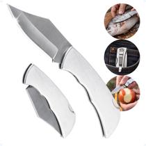 Canivete De Bolso Aço Inox Camping Pescaria Trava E Presilha Canivete De Bolso Aço Inox Camping Pescaria Trava E Presilha