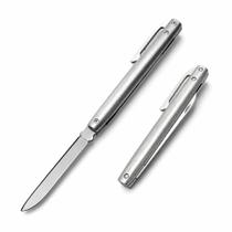 Canivete De Bolso Bisturi Aço Inox Tipo Caneta 16,8 cm Afiado SLKD06 Canivete De Bolso Bisturi Aço Inox Tipo Caneta 16,8 cm Afiado SLKD06