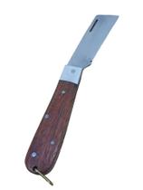 Canivete de Bolso Cabo Madeira Aço Inox 420 Tradicional 18 cm Alta Qualidade