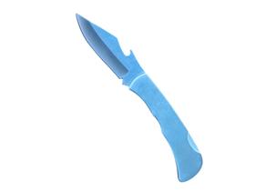 Canivete de bolso em inox 420 com abridor de garrafa no dorso