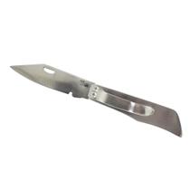 Canivete de bolso inox ponta aguda SV55003 - Selaria Vertentes