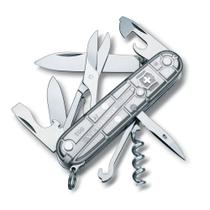 Canivete de Bolso Médio Victorinox Climber Prata Translúcido Canivete de Bolso Médio Victorinox Climber Prata Translúcido