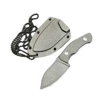 Canivete De Bolso Pequeno Para Camping E Pesca Em Obsidiana Negra, Ferramenta EDC Em Aço 5CR13,