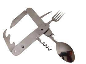 Canivete de Talheres Inox Completo Destacável (6 funções)